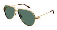 Cartier - Aviator Non Polarized Sunglasses Ct0334s - 002
