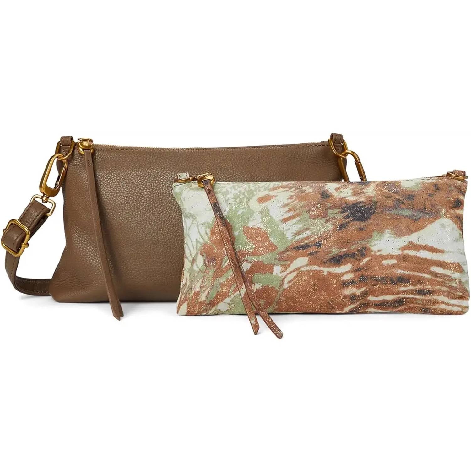 HOBO Women's Darcy Double Crossbody Bag in dark elm - women's bag