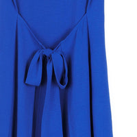 Clara Sun Woo - Wrap Overlay Center Tie Midi Dress