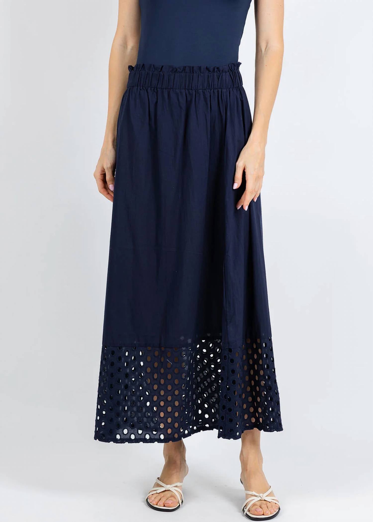 Leo & Ugo - Erica Embroidered Circle Skirt
