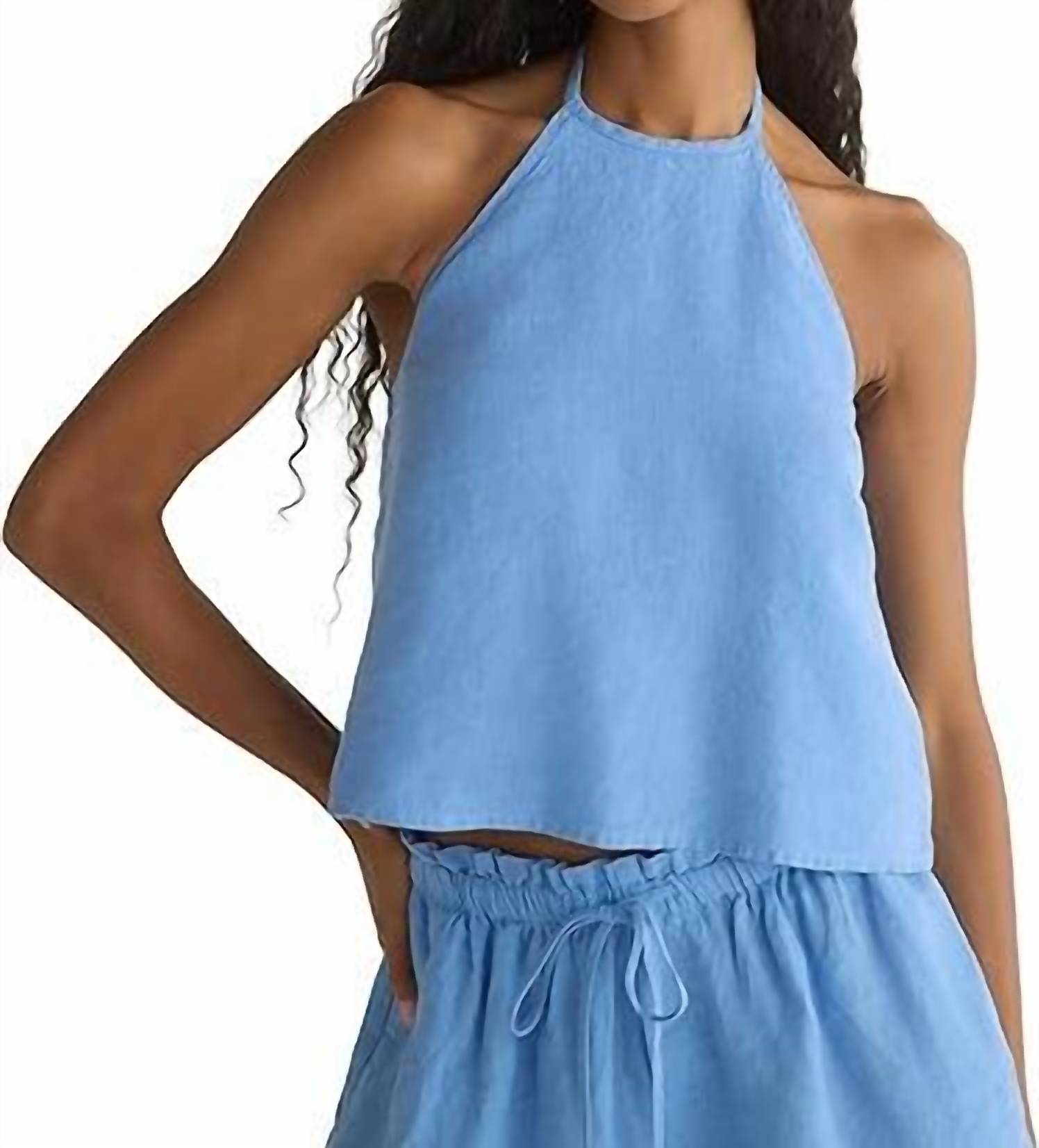 Bella Dahl - Women's Tie Neck Halter Top