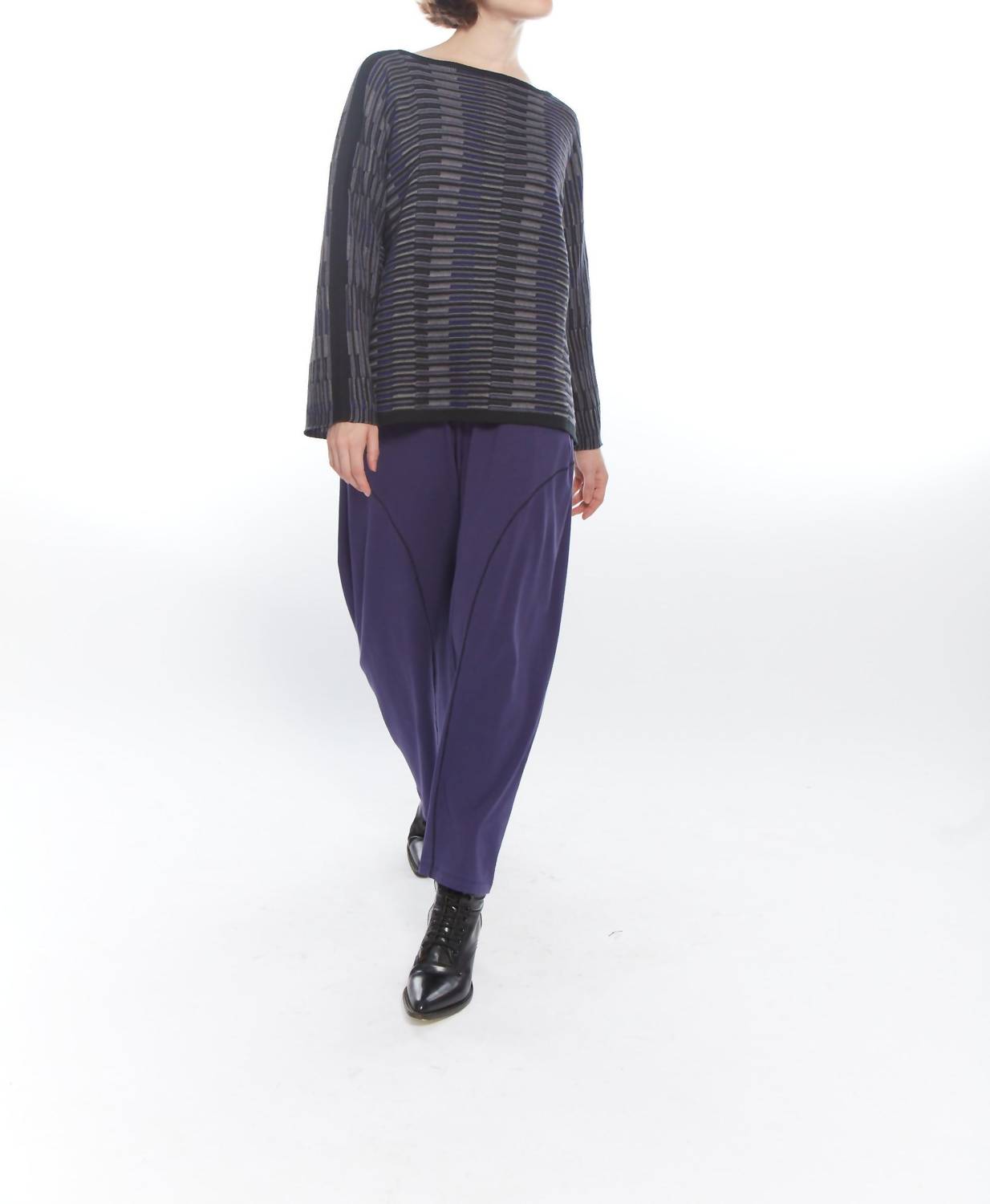 Matthildur - Blake Patterned Long Sleeve Sweater