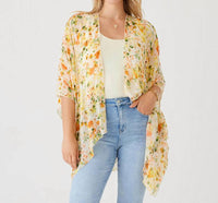 Karen Kane - Paci Print Open Front Kimono Jacket