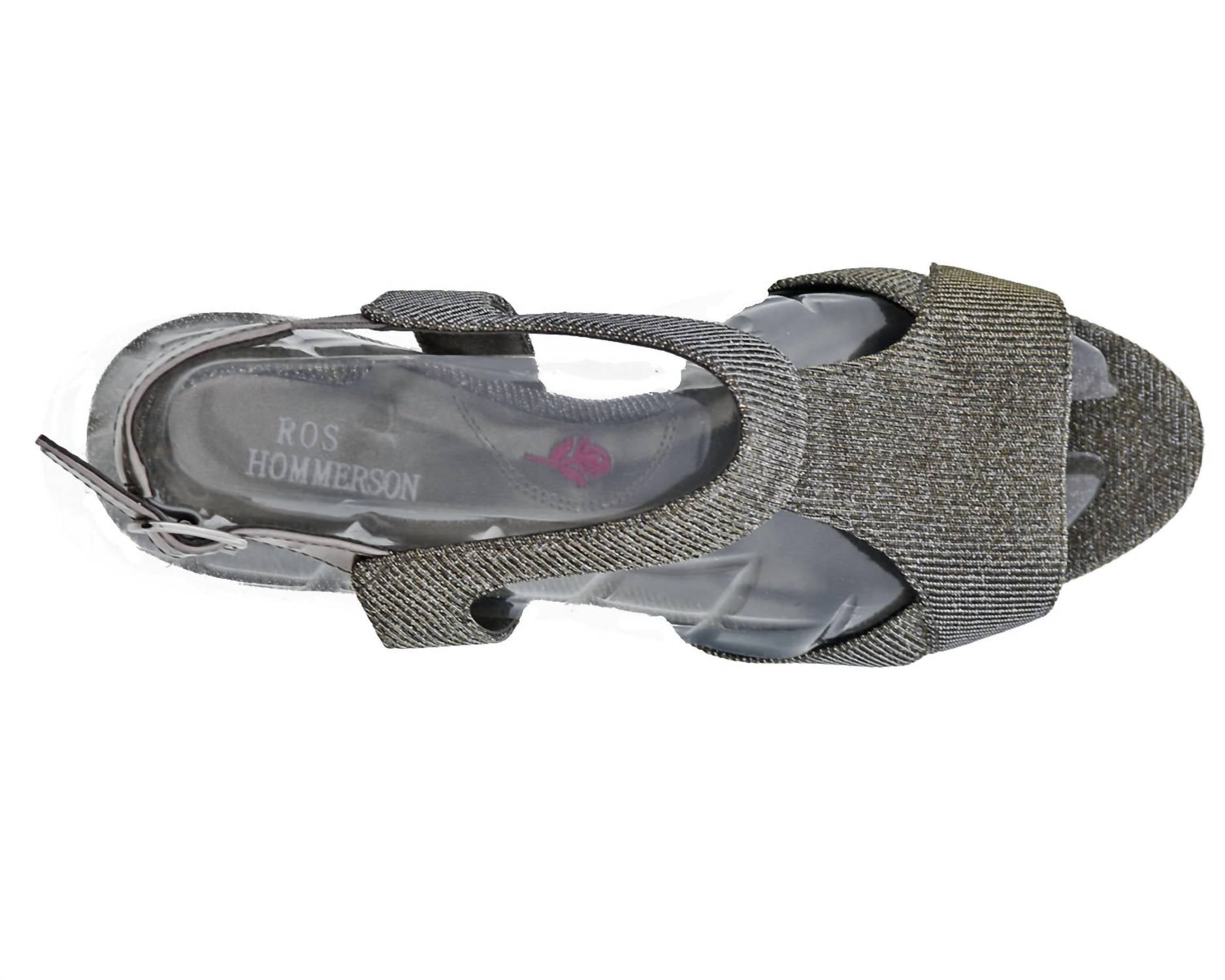 Ros Hommerson Women's Lucky Slingback Heel Sandal in silver - women's heels - view 6