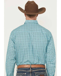Cinch - Stretch Print Button Down Classic Fit Shirt