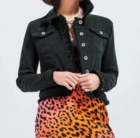 Q2 - Raw Edge Denim Jacket