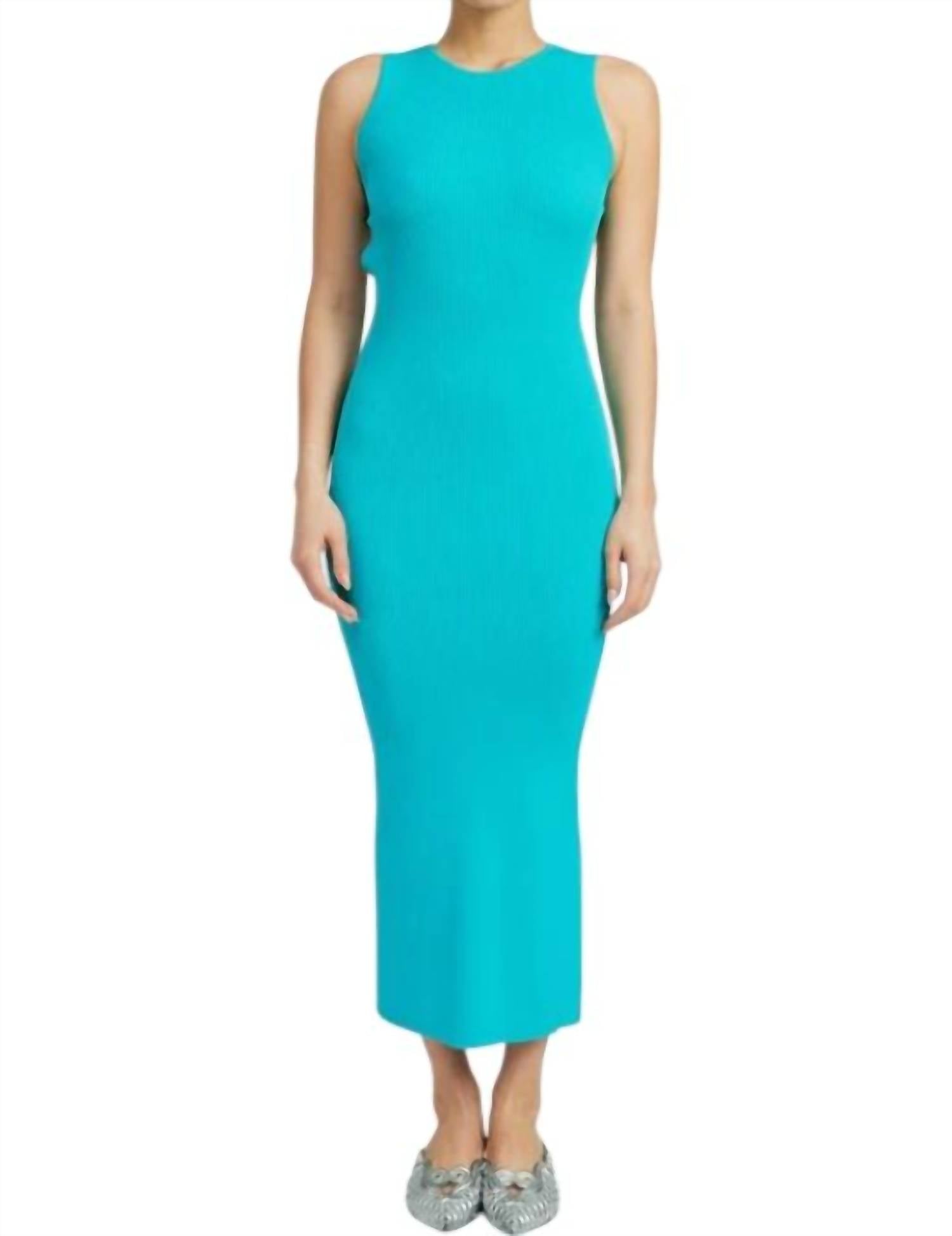 Emory Park - Open Back Knit Maxi Dress