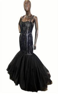 LM Collection Lace Mermaid Gown