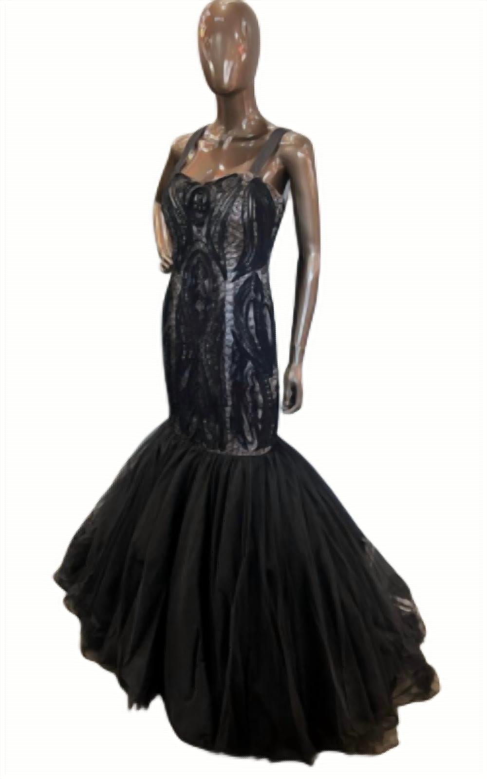 LM Collection Lace Mermaid Gown