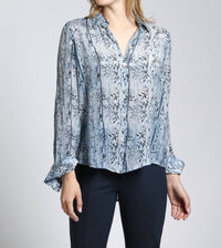 Apny - Tranquil Mixed Color Blouse