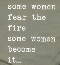 Rags & Royal - Women's Fear The Fire Graphic Tee Shirt
