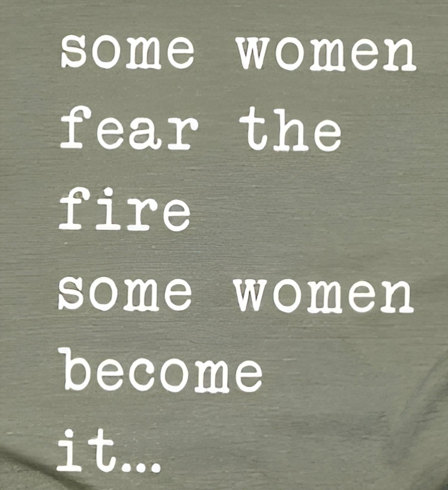 Rags & Royal - Women's Fear The Fire Graphic Tee Shirt