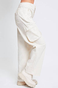 Ymi - High Rise Cargo Jeans