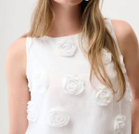 Joseph Ribkoff - Novelty Top with 3D Floral Embroidery