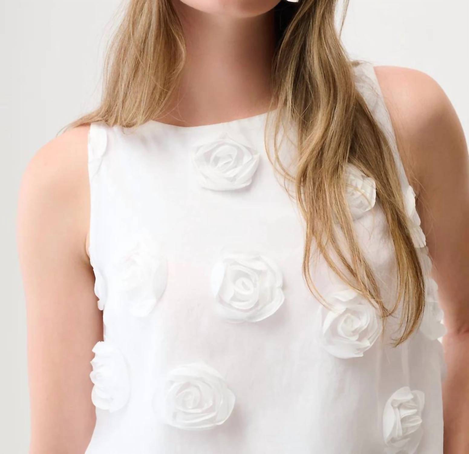 Joseph Ribkoff - Novelty Top with 3D Floral Embroidery