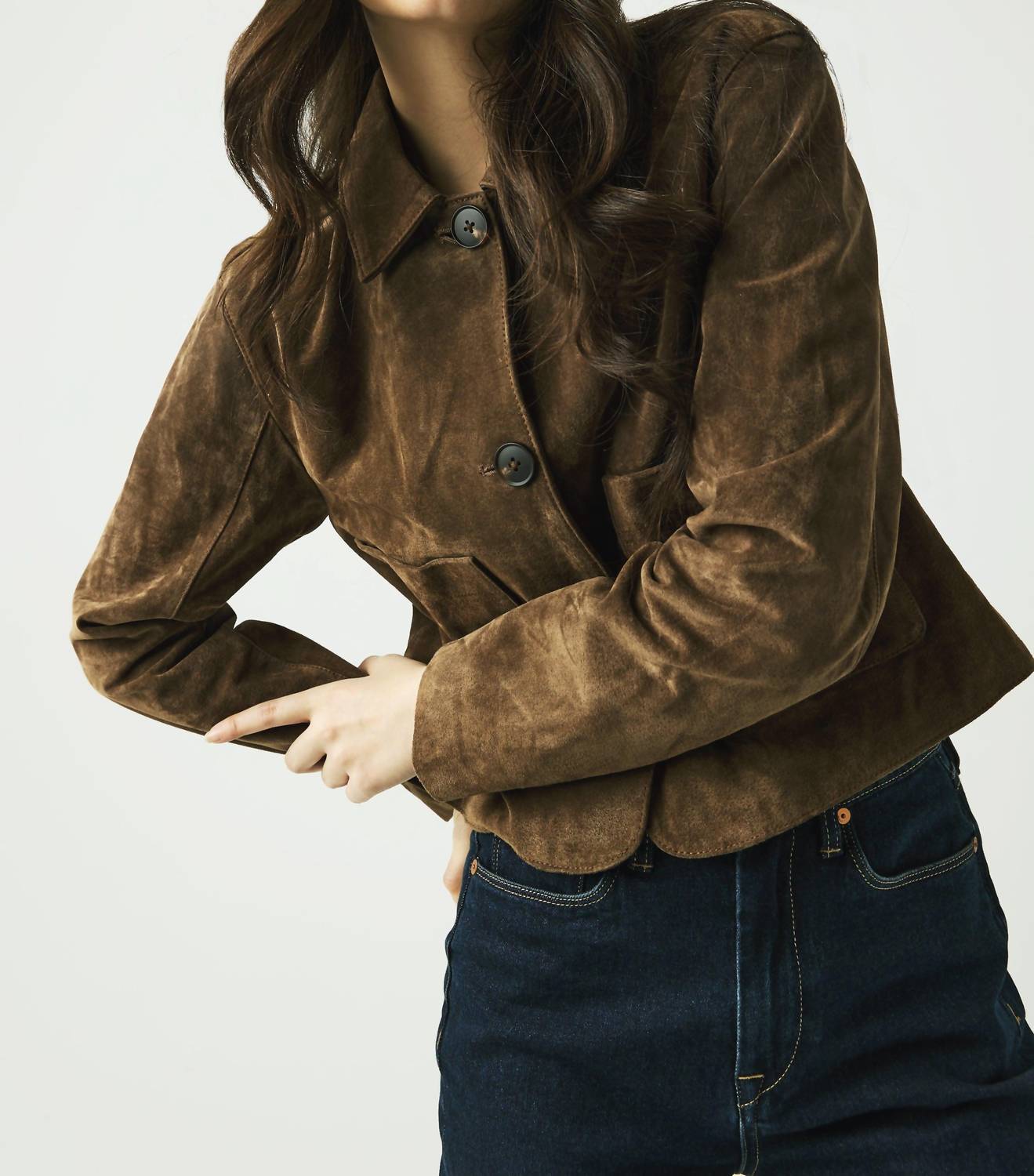 Blanknyc - Suede Cropped Jacket