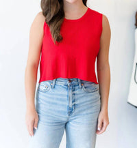 Cloud Ten - Back Bow Tie Sleeveless Top