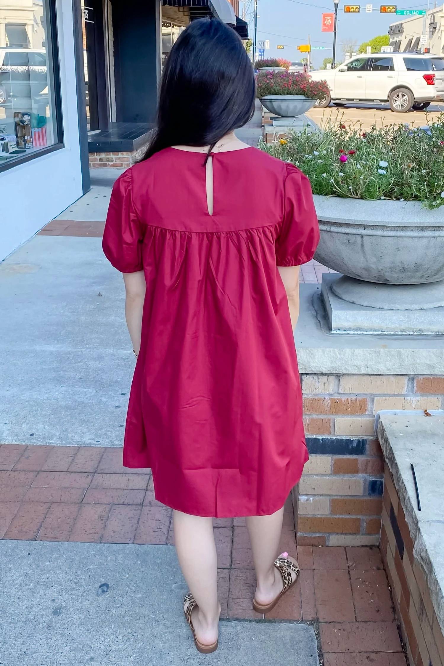 Tcec - Moon Arising Yoke Mini Dress
