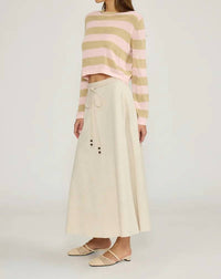 Lucy Paris - Hayden A Line Maxi Skirt
