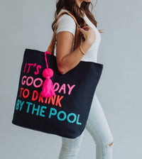 Panache Apparel - Women's Drink By The Pool Tote Bag
