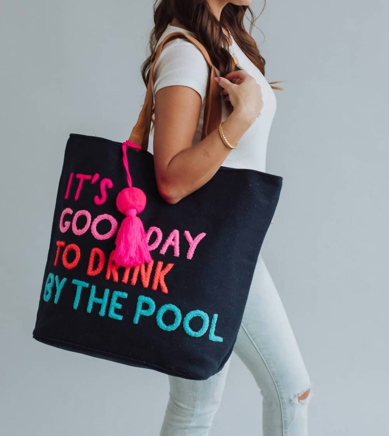 Panache Apparel - Women's Drink By The Pool Tote Bag