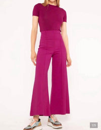 Ripley Rader - Ponte Knit Wide Leg Crop Pants