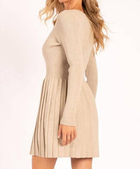 Heyson - Cozy Cues Fit & Flare Sweater Dress