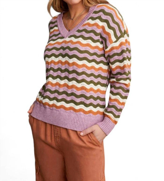 Tribal - V-NECK DROP SHOULDER SWEATER