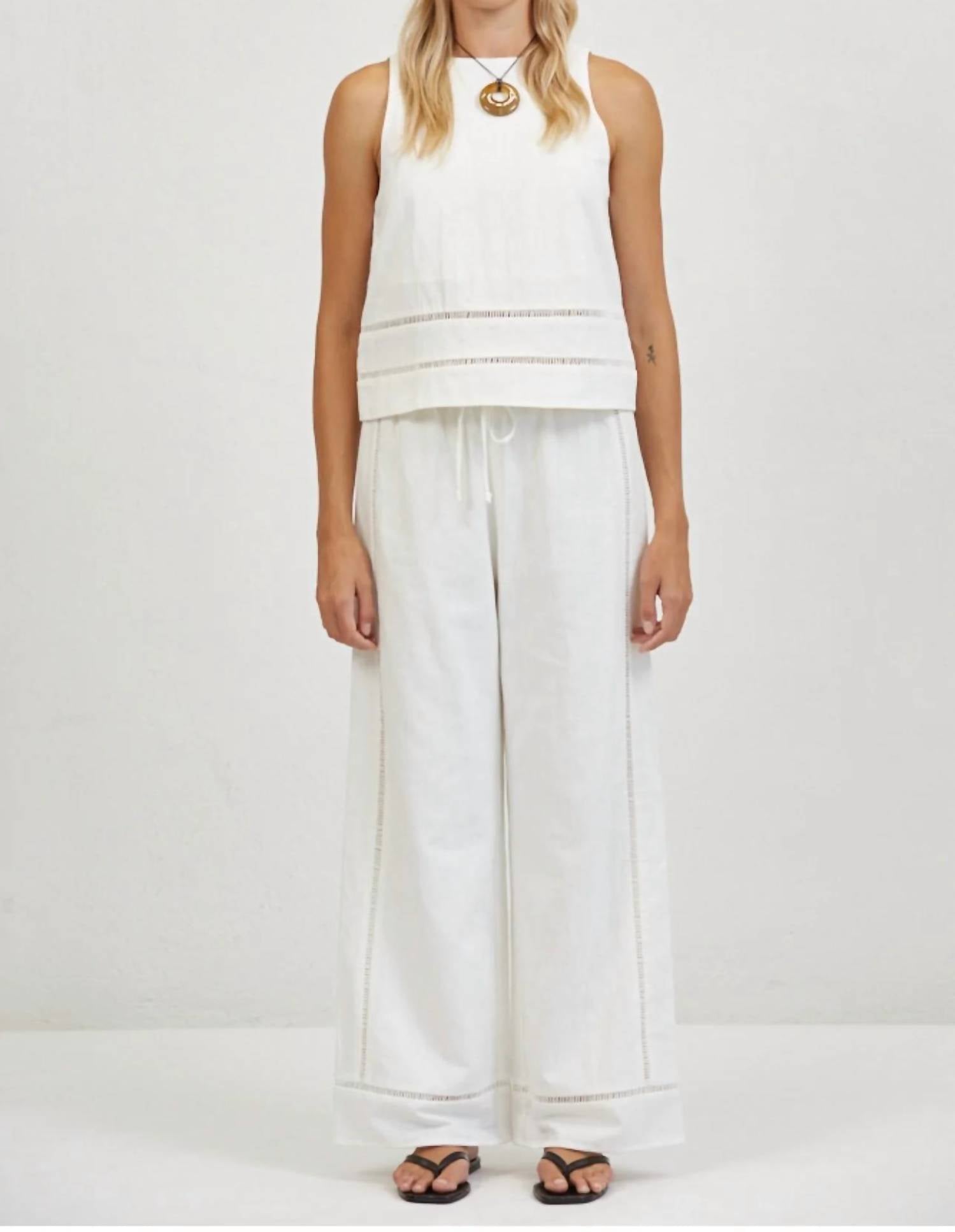 A.Ren - Siena Sleeveless Stitch Top