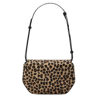 Closed - Women's Leopard Cowhide Bag