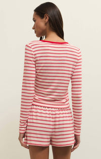 Z Supply - Women's Night In Stripes Long Sleeve Top