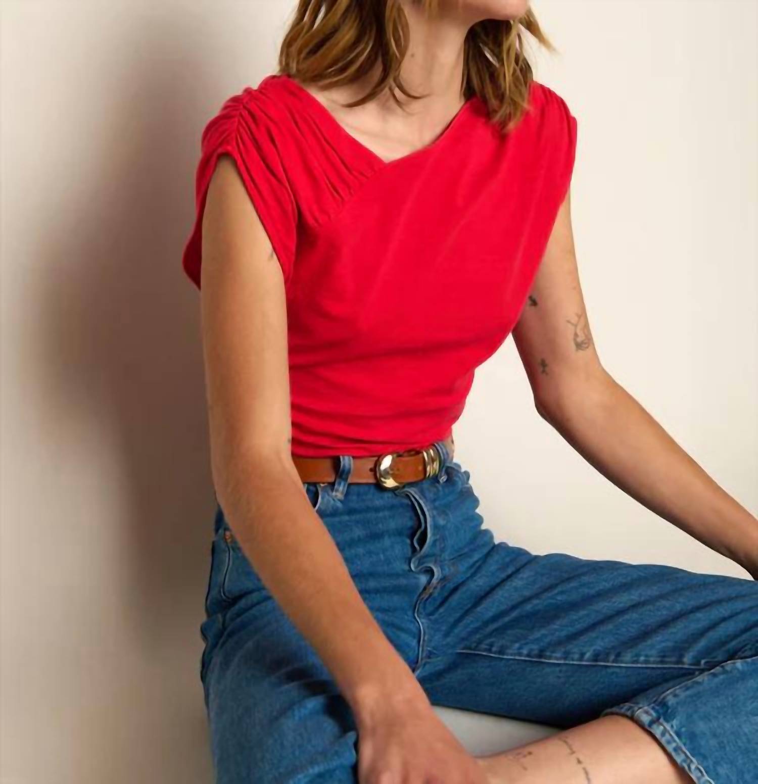 Nation Ltd - Aime Asymmetrical Tee