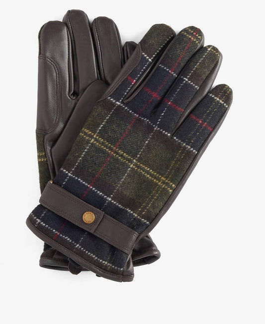 Barbour - newbrough tartan gloves