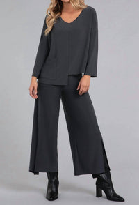 Sympli - Etch V-neck Top