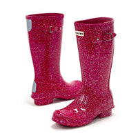 HUNTER Boys Giant Glitter Rain Boots in thrift 1 - kids' shoe - view 5