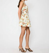 Line And Dot - Floral Halter Mini Dress