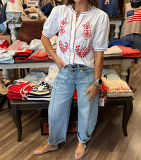 B.Young - Imalli Embroidered Blouse