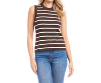 Karen Kane - Ribbed Stripe Sweater Tank