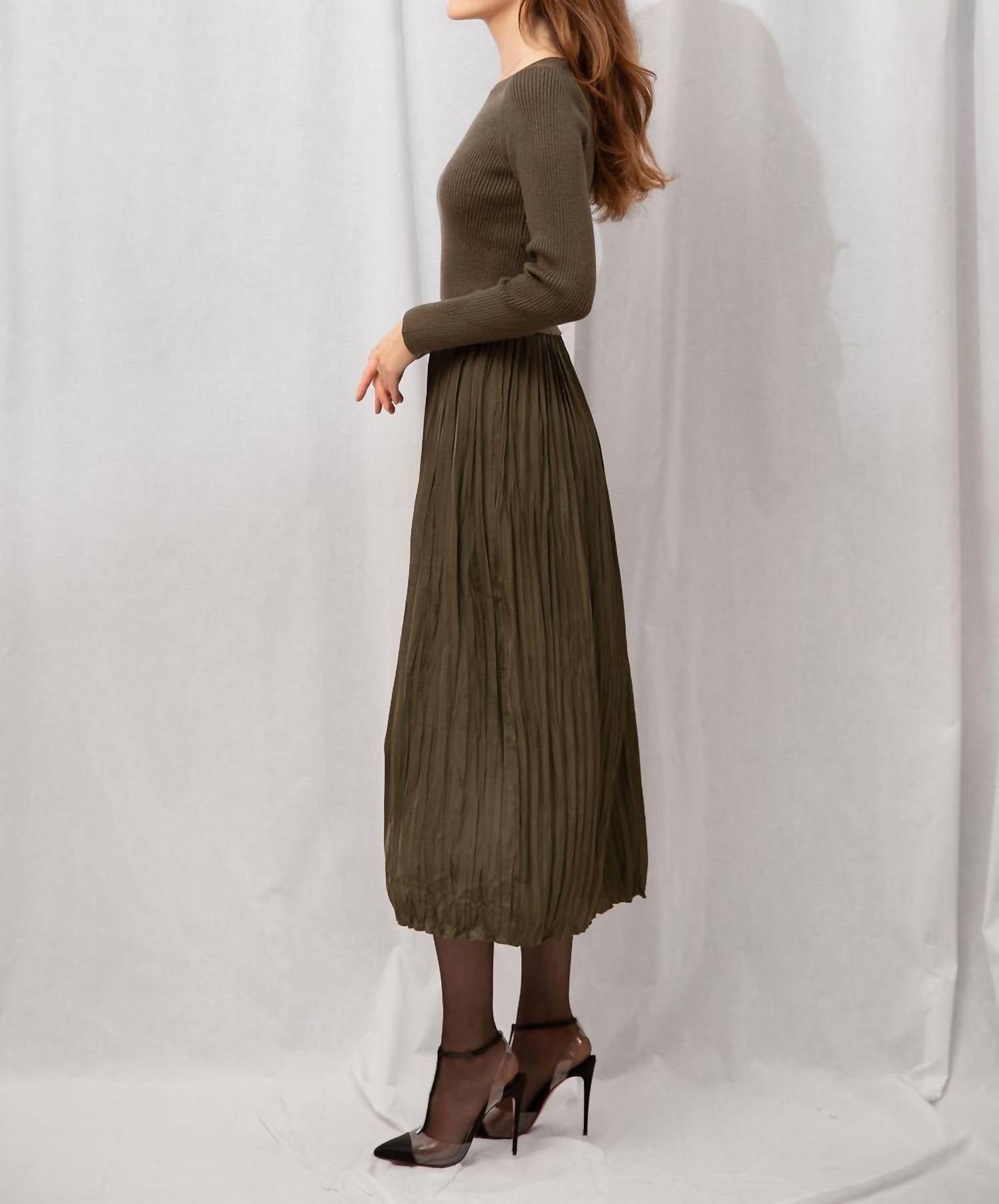Skies Are Blue - Cari Midi Dress