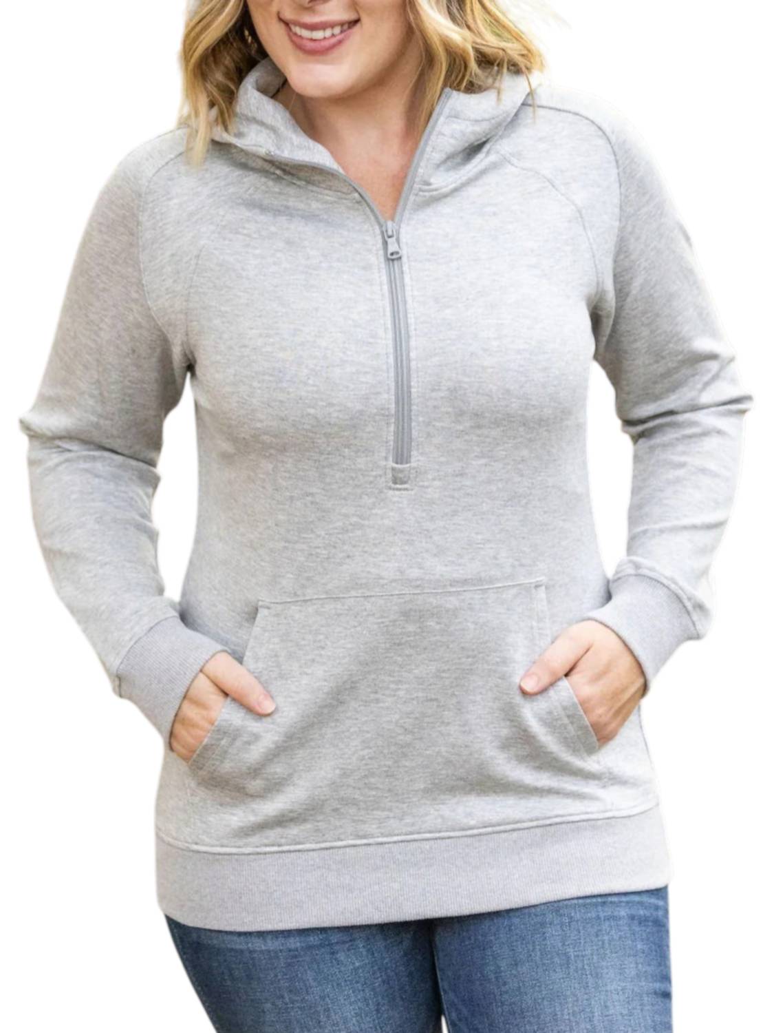Michelle Mae - Scuba Halfzip Hoodie