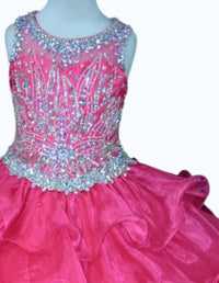 Little Rosie - Girl's Long Pageant Dress