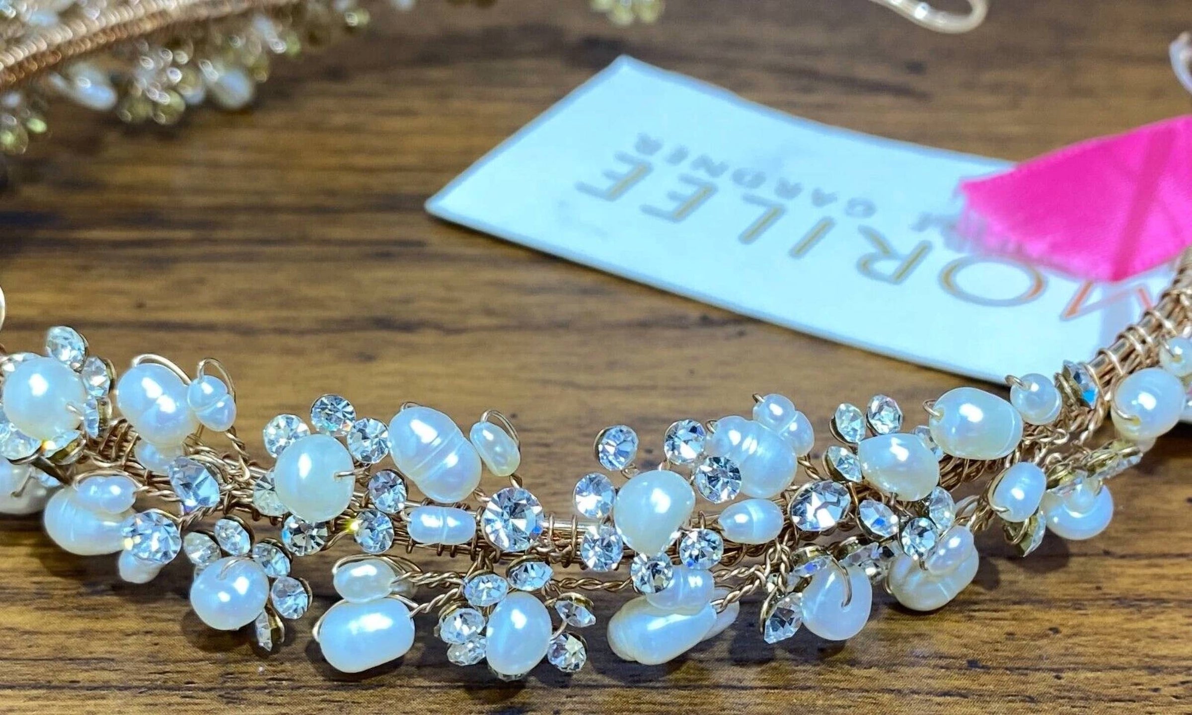 Morilee - Pearl And Rhinestone Head Piece