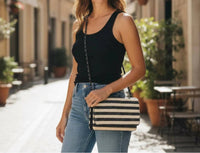 Haute Shore - Women's Lexi Raffia Crossbody Bag