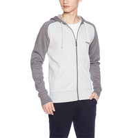 DIESEL Umlt Brainz Full Zip Hoodie in light grey - men's shirt