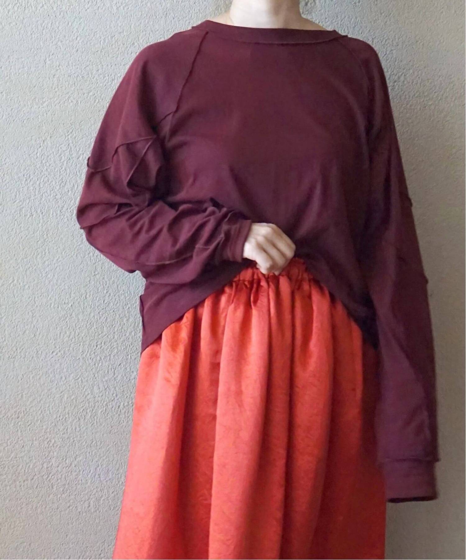 6397 - Inside Out Long Sleeve Raglan Top
