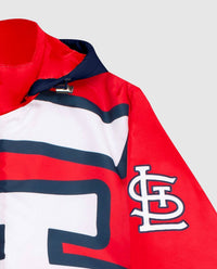 Starter - Men's St. Louis Cardinals Hooded Nylon Full-zip Jacket