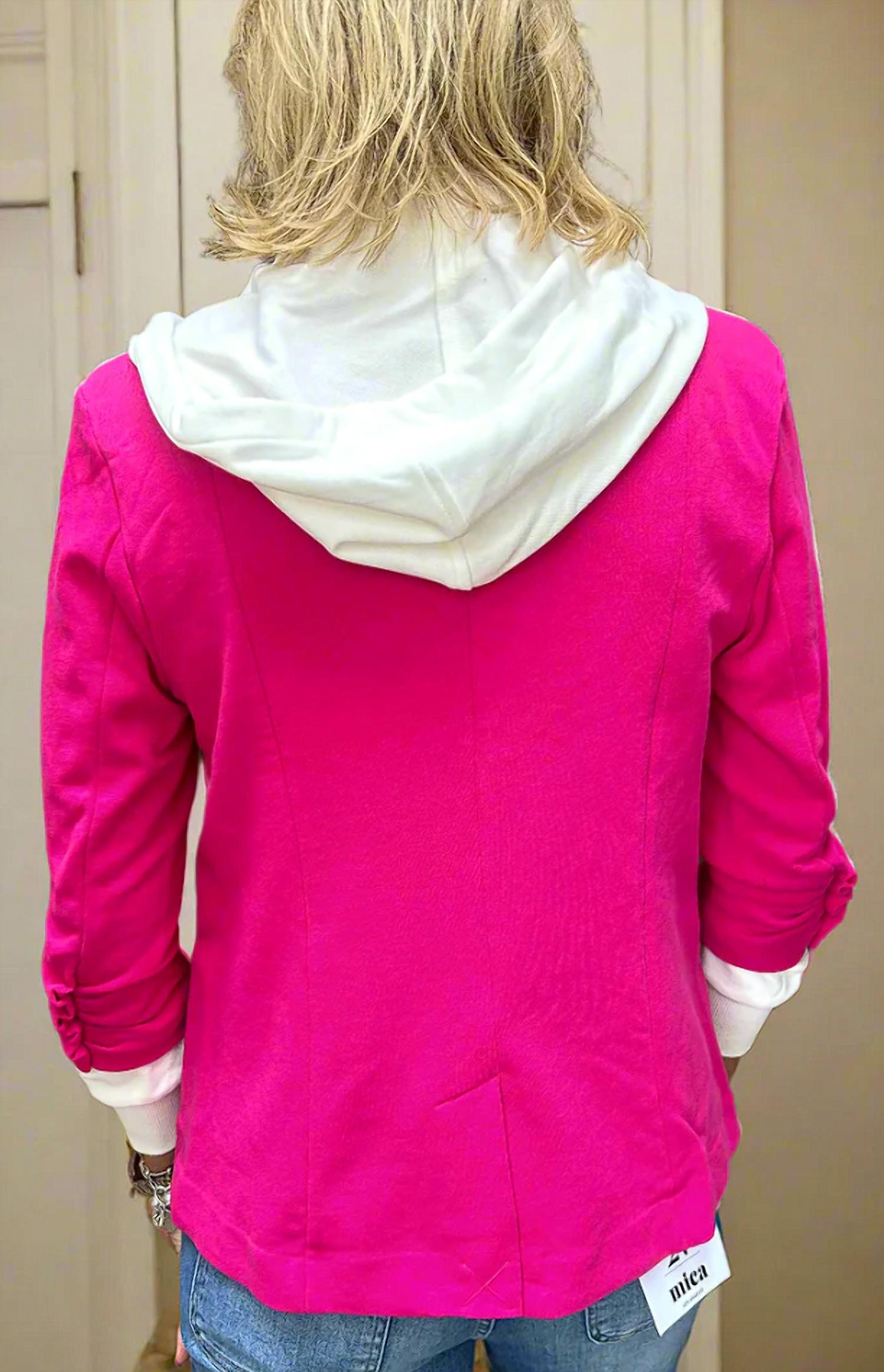 RISEN Sporty Spice Jacket in fuschia - women's jacket - detail view