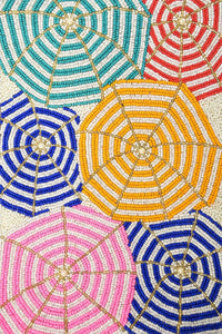 America & Beyond - Women'sunder My Umbrella Beaded Tote Bag