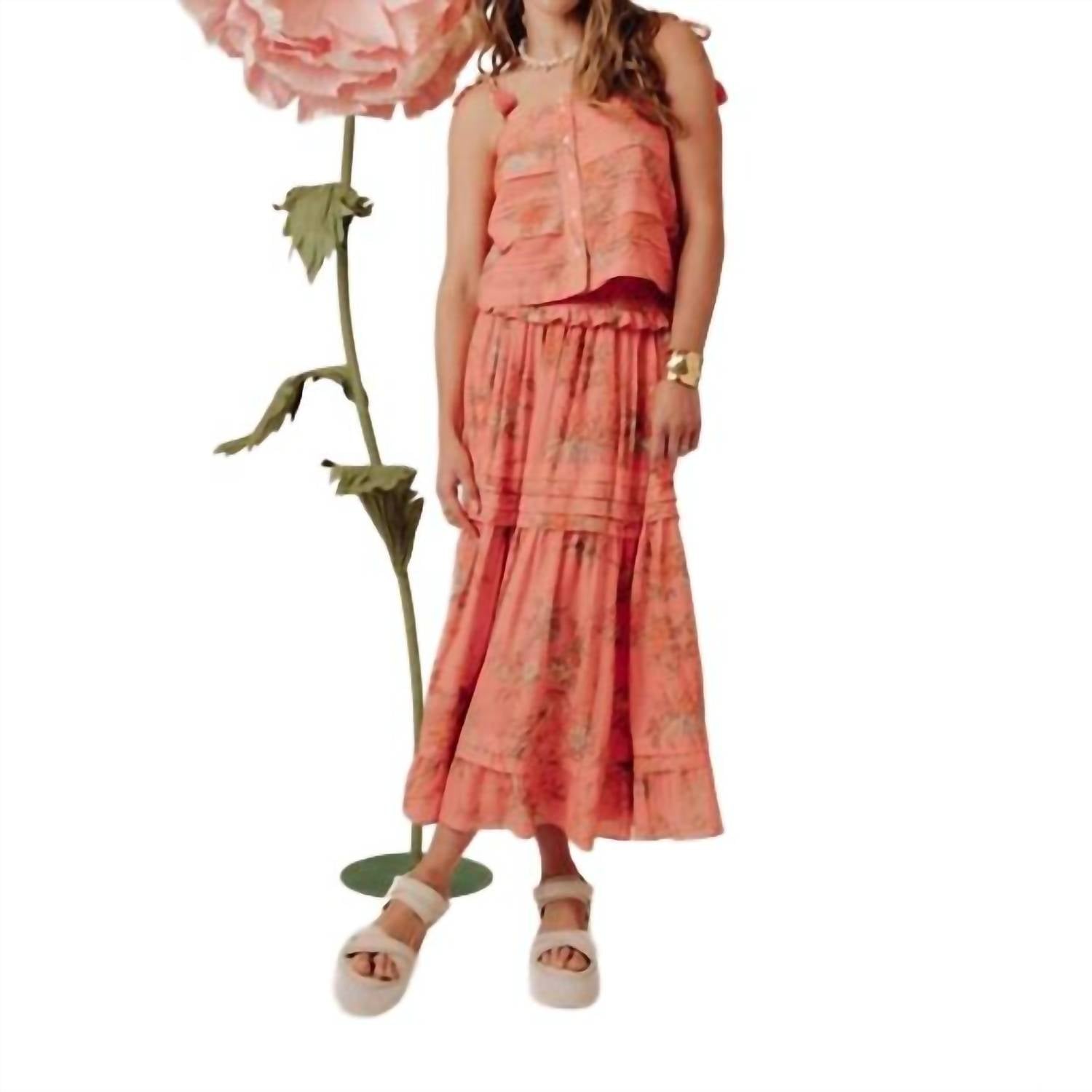 Love The Label - Mayfair Floral Print Skirt