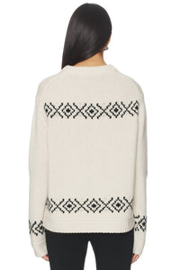 White + Warren - SKI CREWNECK SWEATER